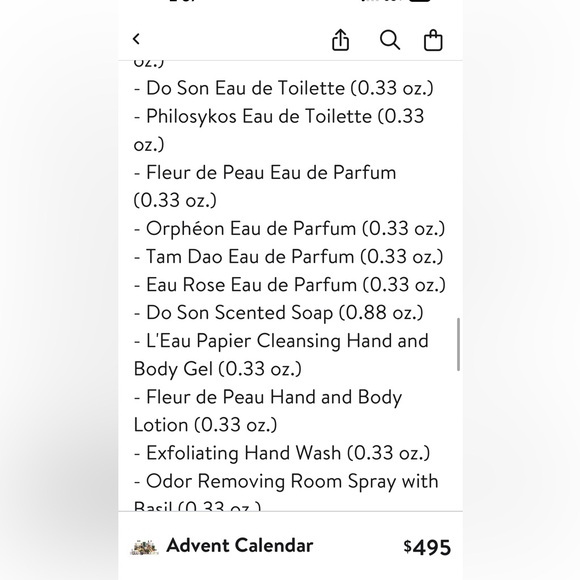 Diptyque calendar brand new. Price$495 before tax. Beautiful gift for Christmas - Picture 7 of 8